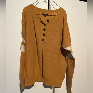 American Eagle quarter button sweater